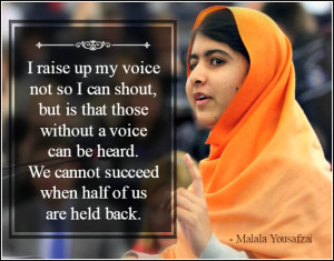 be a leader - image malala-quote-300x235 on https://thedreamcatch.com