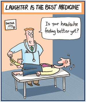 Why Laughter is the Best Medicine - image Cartoon-Laughter on https://thedreamcatch.com