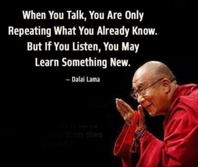 5 Important Reasons to be a Good Listener - image dalai-lama-quote-e1513840612227 on https://thedreamcatch.com