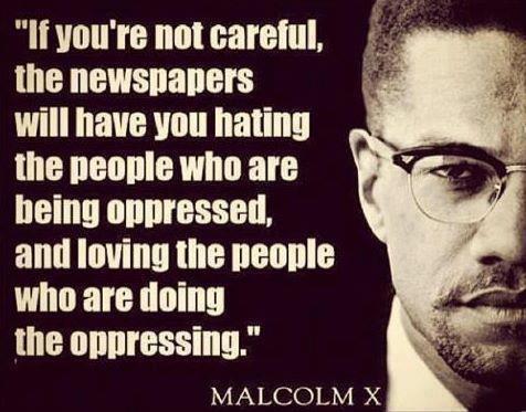How to Stay Informed Without Being Overwhelmed by Negative Media - image Malcolm-X-quote on https://thedreamcatch.com