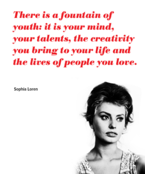 The Art of Gracefully Aging - image sophia-loren-quote-e1520492270929 on https://thedreamcatch.com