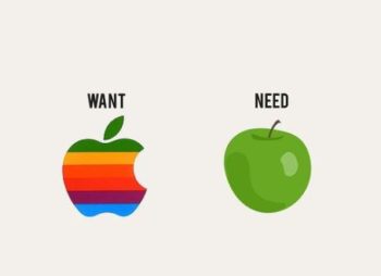 The Art of Balancing Your Wants and Needs - image Want-and-Need-Apple-e1525934488683 on https://thedreamcatch.com