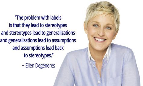 4 Reasons Why Stereotypes are Harmful and Destructive - image ellen-quote on https://thedreamcatch.com