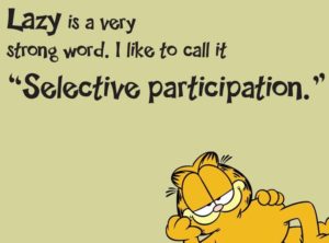 garfield lazy - image garfield-lazy-300x222 on https://thedreamcatch.com
