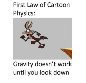 6 Universal Laws You Should Be Aware Of - image cartoon-physics-300x289 on https://thedreamcatch.com