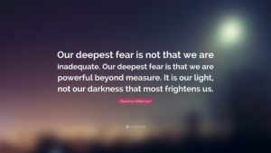 deepest fear quote - image deepest-fear-quote-1-300x169 on https://thedreamcatch.com
