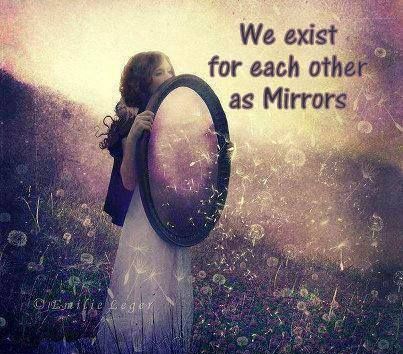 What We See in Others is a Reflection of Ourselves - image mirror on https://thedreamcatch.com