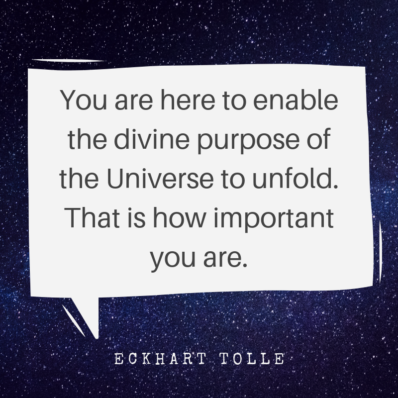 How to Live Your Life with Purpose - image Eckhart-Tolle-Quote on https://thedreamcatch.com