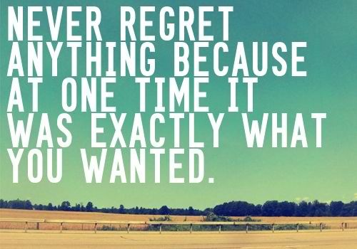 How to Turn Regret into Inspiration - image Regret-Quotes on https://thedreamcatch.com