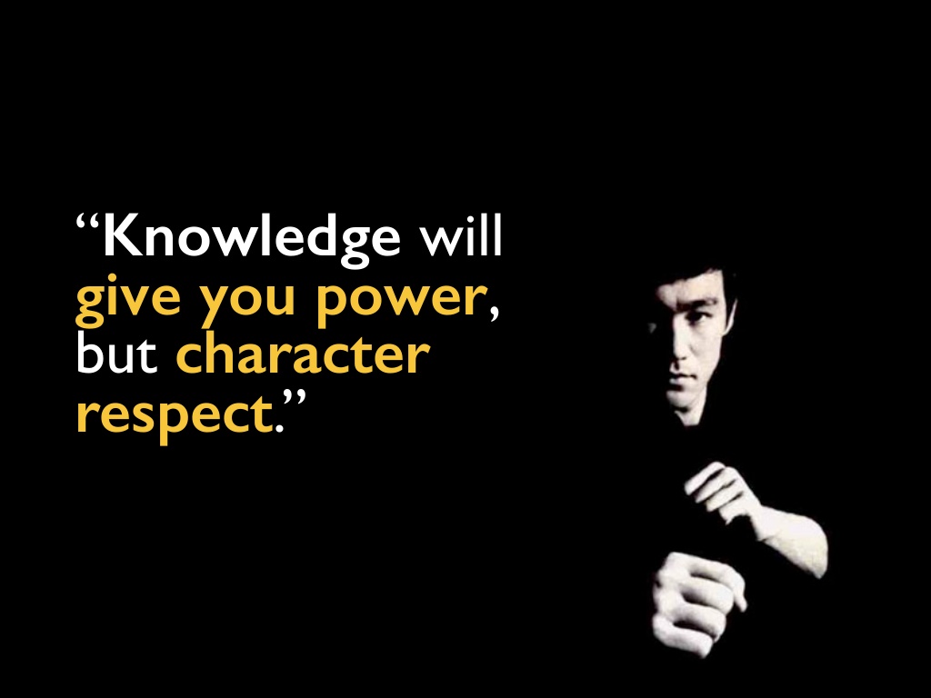The Importance of Building Character - image brucelee on https://thedreamcatch.com