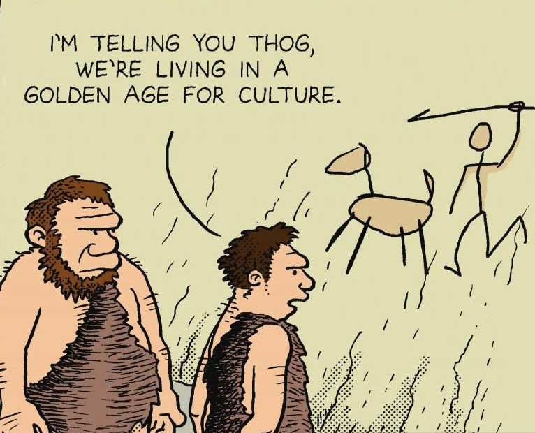 8 Golden Ages in History That Inspire - image cartoon on https://thedreamcatch.com