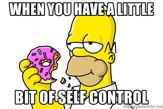 The Importance of Having Self-Control - image homerselfcontrol on https://thedreamcatch.com