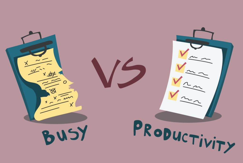 5 Differences between Being Busy and Being Productive - image Busyproductive-1024x686 on https://thedreamcatch.com