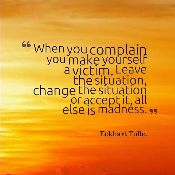 Why Complaining Is Bad and Blocks Your Abundance - image complainquote on https://thedreamcatch.com