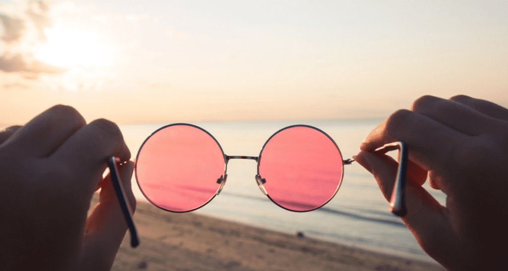 Is Hindsight 20/20? How to Benefit from Looking Back on Your Past. - image rose-colored-glasses-1024x547 on https://thedreamcatch.com