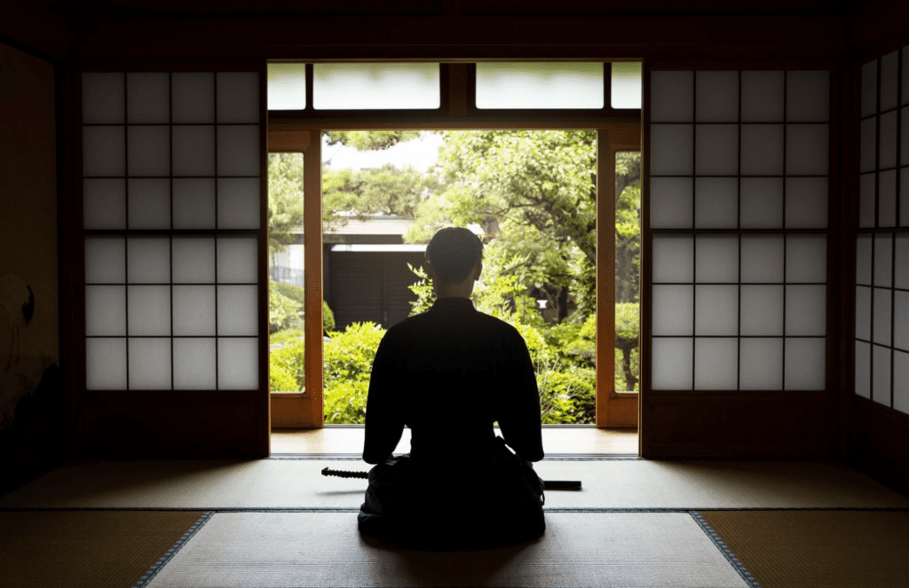Zanshin: How it Can Help You Be More Focused and Conquer Scattered Thinking - image Samurai-meditation-1024x663 on https://thedreamcatch.com
